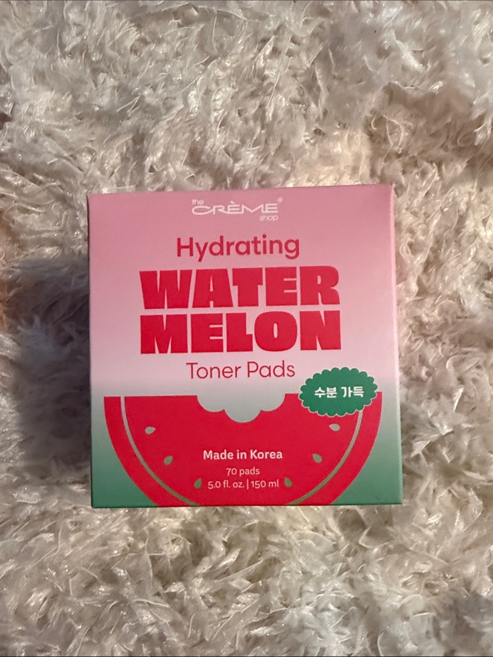 The Crème Shop Hydrating Watermelon Toner Pads - new in box